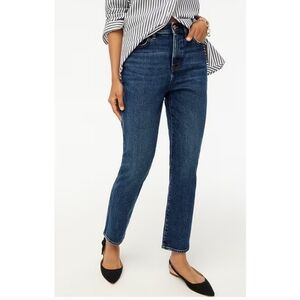 J. Crew Women's Straight Leg Jeans - Dark Blue